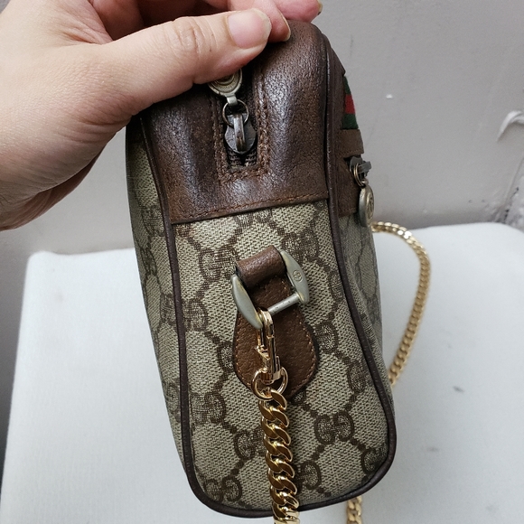 Authentic Gucci vintage web sherry line crossbody - Picture 12 of 14